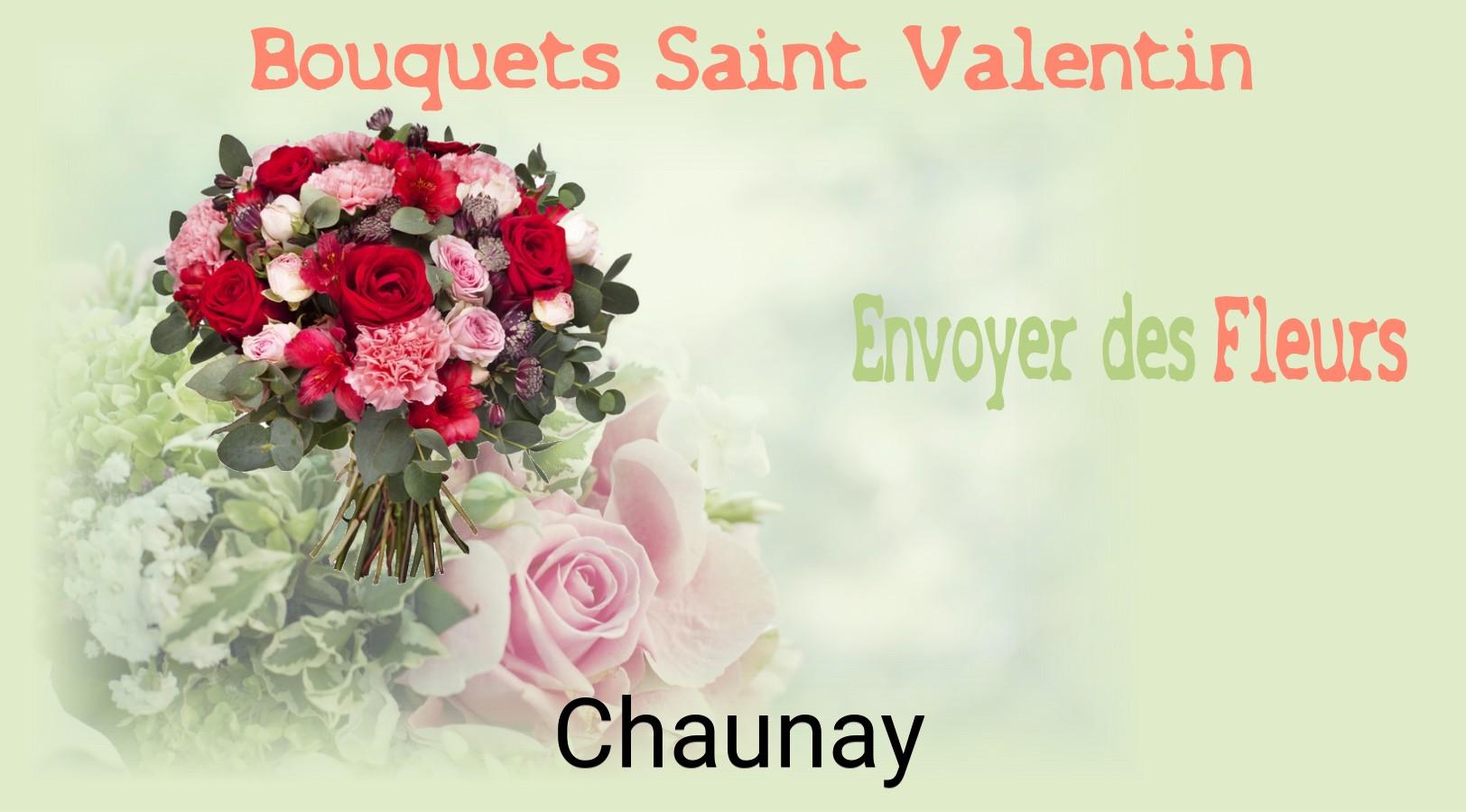 Roses de Saint-Valentin livrées à Chaunay